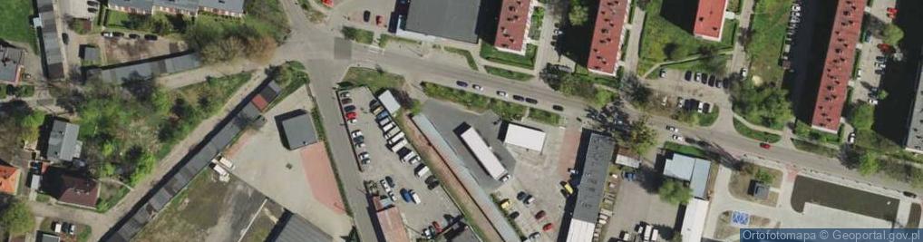 Zdjęcie satelitarne Allegro One Box, zielony automat