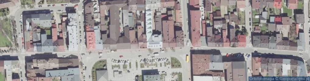 Zdjęcie satelitarne Punkt Sprzedaży Allianz Nowy Targ