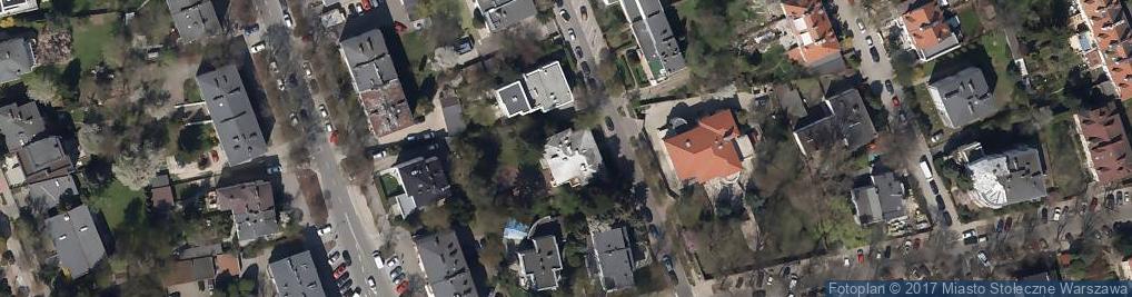 Zdjęcie satelitarne Ambasada Republiki Łotewskiej