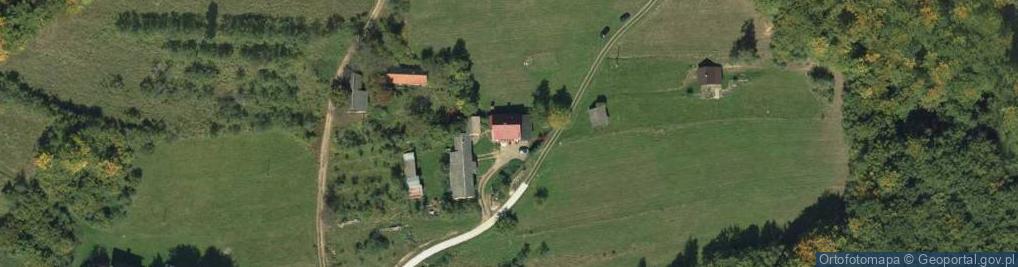 Zdjęcie satelitarne Domek w górach, Domki w górach, Domek na Modyni