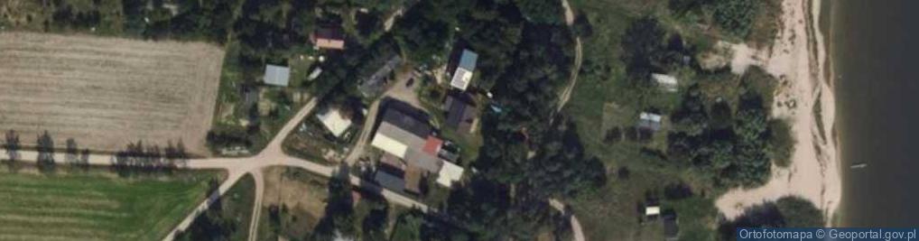 Zdjęcie satelitarne Na Zaspach Domki letniskowe