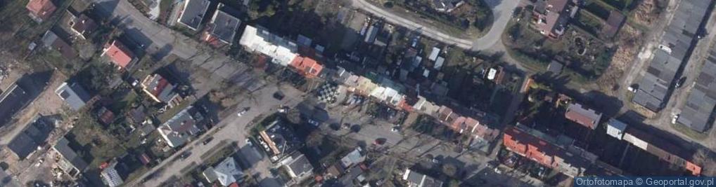 Zdjęcie satelitarne Pokoje U Danki