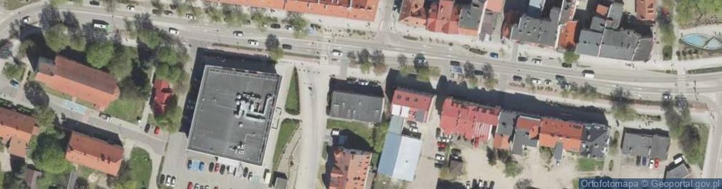 Zdjęcie satelitarne Apteka Społeczna Na Warszawskiej Grupa Nowa Farmacja