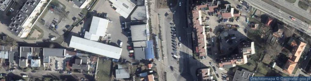 Zdjęcie satelitarne Na Pętli