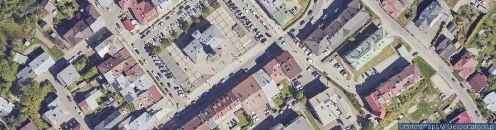 Zdjęcie satelitarne Pod Ratuszem