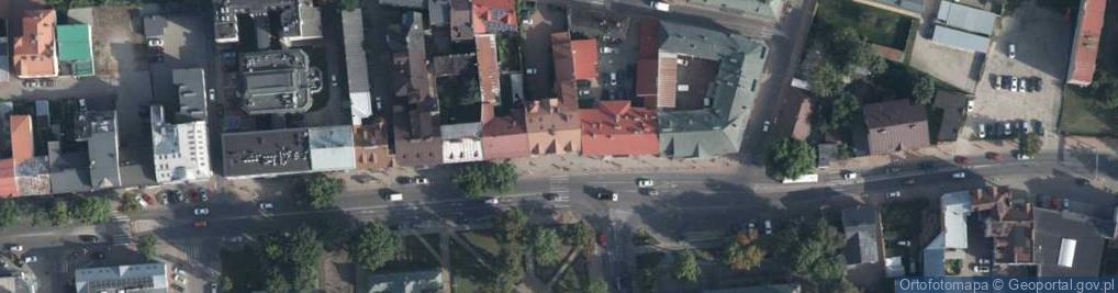 Zdjęcie satelitarne Społeczna Na Piłsudskiego Grupa Nowa Farmacja