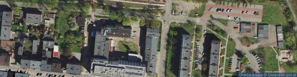 Zdjęcie satelitarne Szpital Miejski W Piekarach Śląskich Pod Wezwaniem Św. Łukasza
