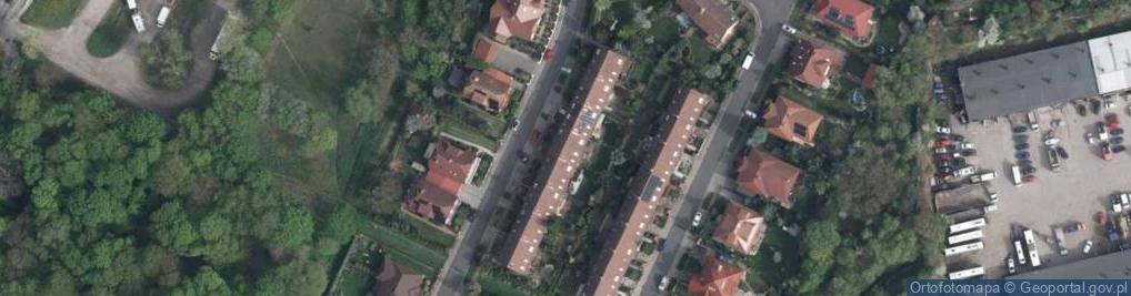 Zdjęcie satelitarne Andrzej Grzybowski Autorska Pracownia Architektury mgr Inż.Arch.Andrzej Grzybowski