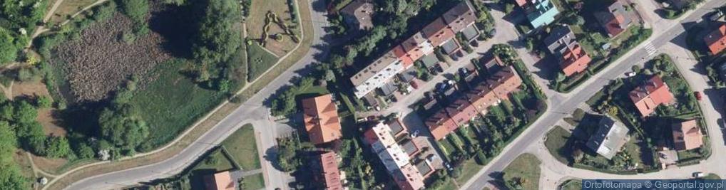 Zdjęcie satelitarne Autorska Pracownia Architektoniczna K+K Arch Sylwia Kocieniewska Arch Dariusz Kocieniewski D