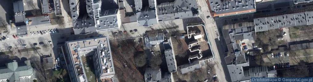 Zdjęcie satelitarne Autorska Pracownia Projektów Architekt R w Marchwicki w J Marchwicki