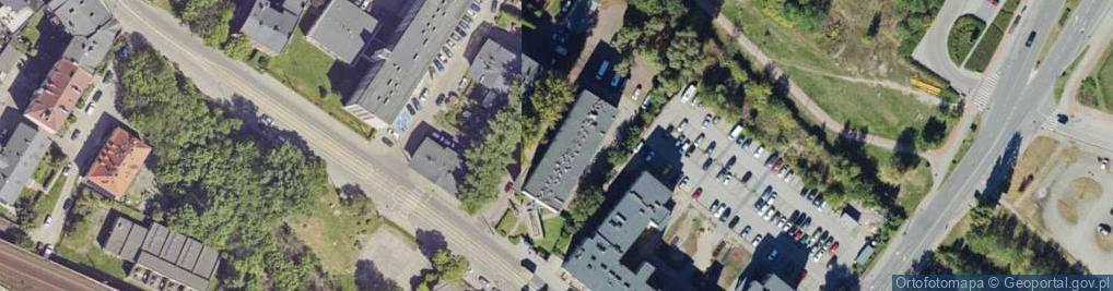 Zdjęcie satelitarne Biuro Architektoniczne Moska i Rachuba Leszek Moska Mariusz Rachuba