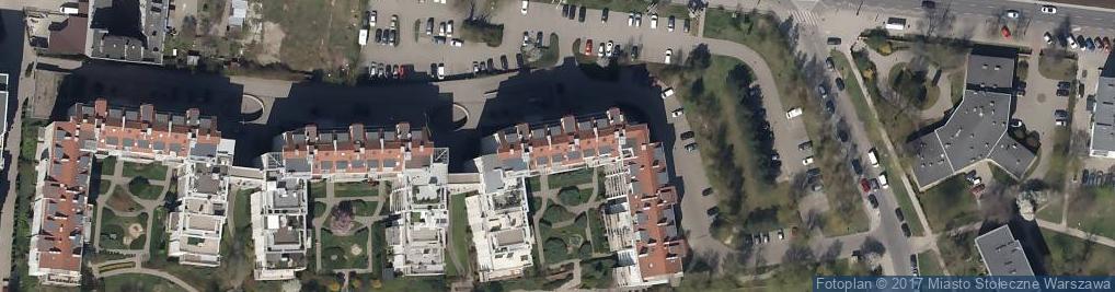 Zdjęcie satelitarne Małgorzata Cieśliczak-Patris Projektowanie Architektoniczne