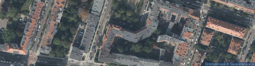 Zdjęcie satelitarne N2 Architekci D Nadwórny J K Nikisch