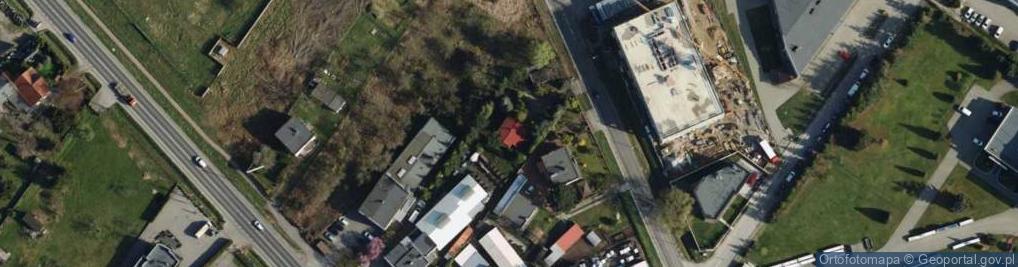 Zdjęcie satelitarne Ogrodnik Filip. Projektowanie i urządzanie ogrodów. Brukarstwo.