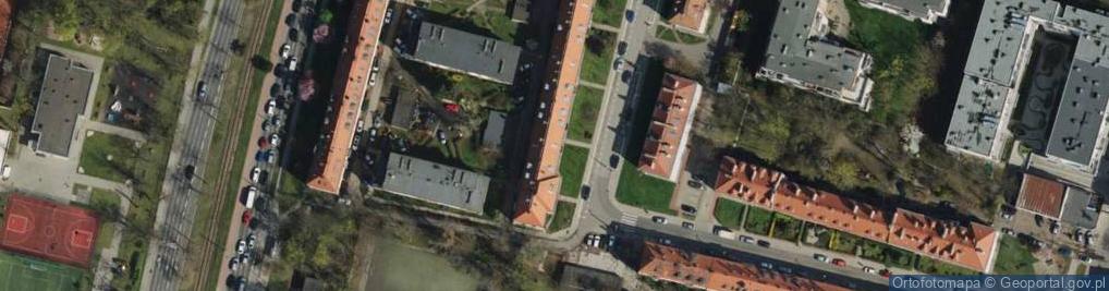 Zdjęcie satelitarne Ogrody Barw Projektowanie i zakładanie ogrodów