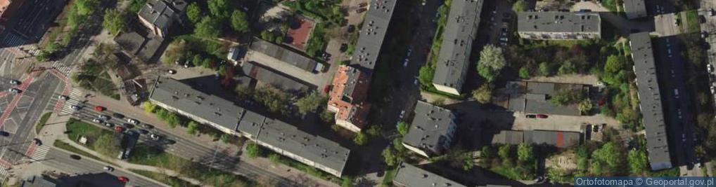 Zdjęcie satelitarne Piotr Błoniewski Warsztat Architektury