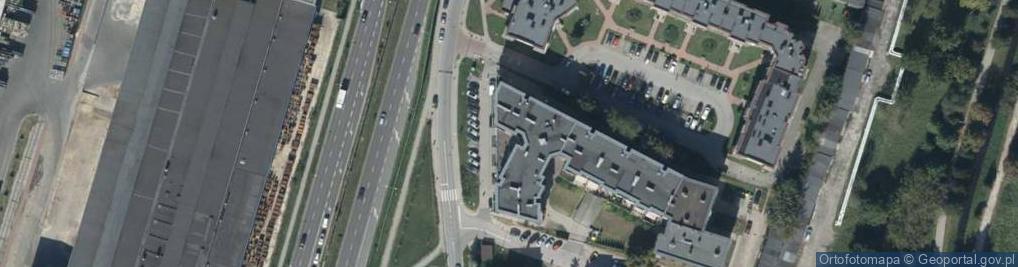 Zdjęcie satelitarne Pracownia Architektoniczna MK Projekt Mirosław Łapiński