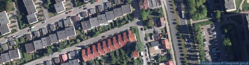 Zdjęcie satelitarne Pracownia Projektowa MGR Inż.Arch.Stanisław Skład Pracownia Projektowa ''''Archikon'''' Stanisław, Grzegorz Skład