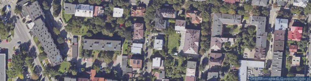 Zdjęcie satelitarne Pracownia Projektowa MM Architekci Małgorzata Bacik Andrzej Baci