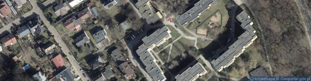 Zdjęcie satelitarne Projektowanie Architektoniczne i Urbanistyczne MGR Inż Arch