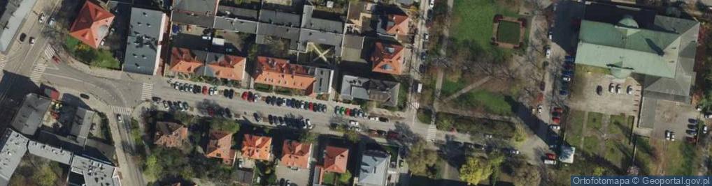 Zdjęcie satelitarne Rapalska Kaczmarek Grocholewska Architekci