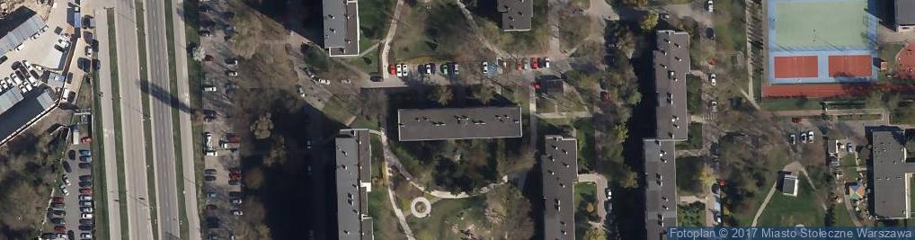 Zdjęcie satelitarne Spółka Projektowa Architektury i Budownictwa Spa i B