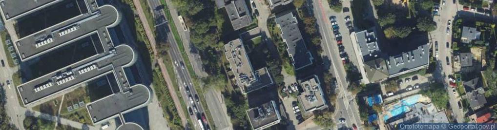 Zdjęcie satelitarne Studio 4M Architekci L Łubowska z Wesołowska