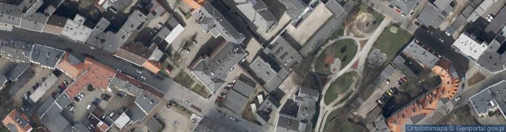 Zdjęcie satelitarne Areszt Śledczy Gliwice