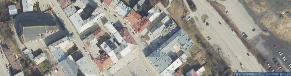 Zdjęcie satelitarne Centrum Dziedzictwa Szkła