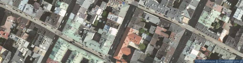 Zdjęcie satelitarne Dom Kmitów i Dom Pod Aniołkiem