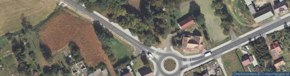 Zdjęcie satelitarne Dwór, park