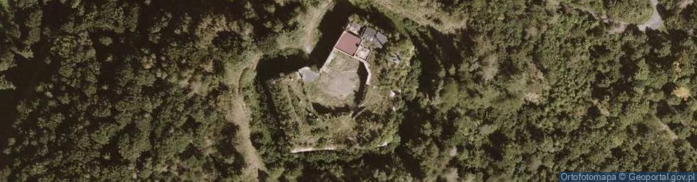 Zdjęcie satelitarne Fort Ostróg