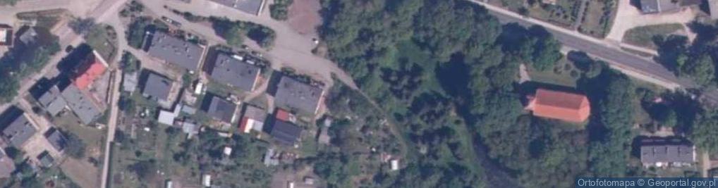 Zdjęcie satelitarne Kościół, usługi