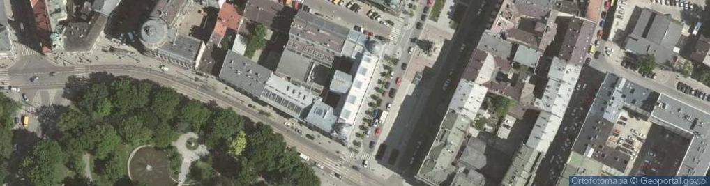Zdjęcie satelitarne Krakowska Akademia Sztuk Pięknych
