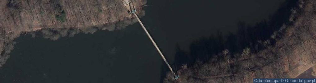 Zdjęcie satelitarne Most wiszący