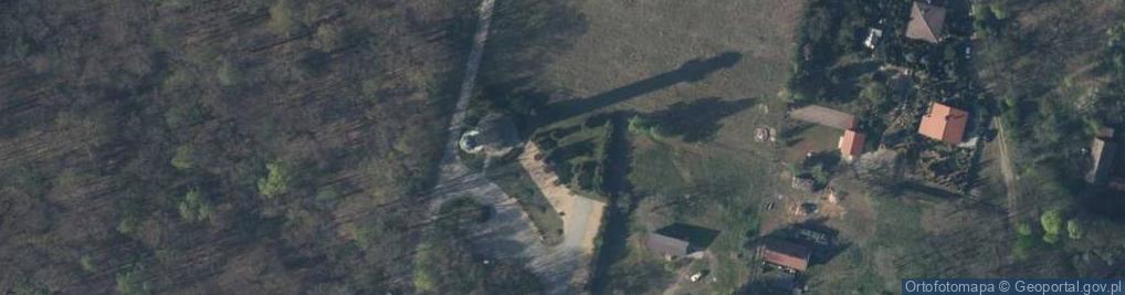 Zdjęcie satelitarne Ośrodek Edukacji Przyrodniczo-Leśnej w Jeziorach Wysokich