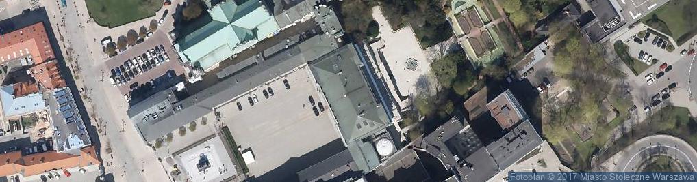 Zdjęcie satelitarne Pałac Koniecpolskich - Namiestnikowski, Prezydencki, nr 46/48 - Krakowskie Przedmieście