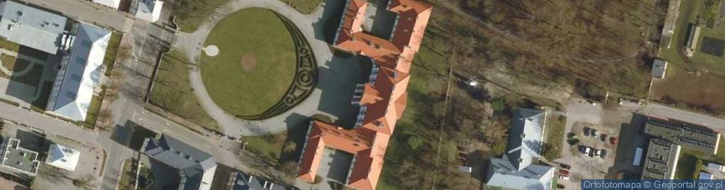 Zdjęcie satelitarne Pałac Ogińskich