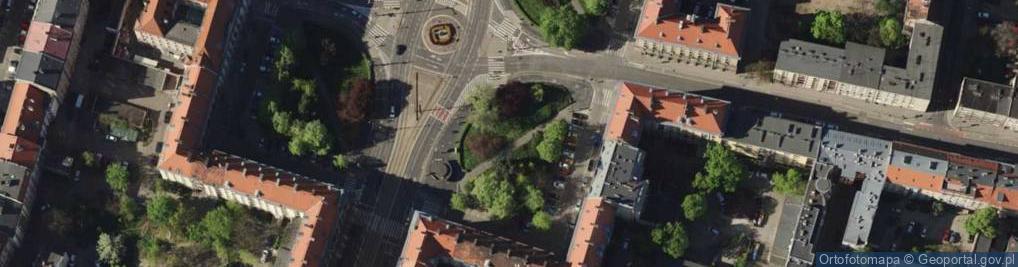Zdjęcie satelitarne Plac Kościuszki