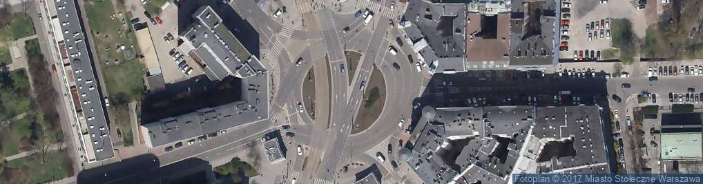 Zdjęcie satelitarne Plac Unii Lubelskiej