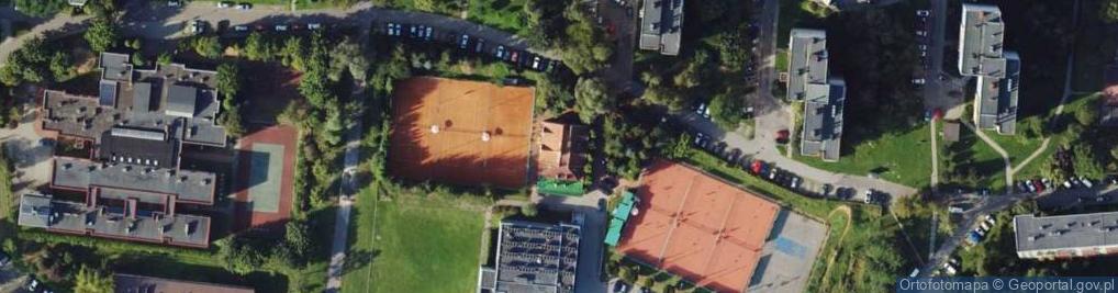Zdjęcie satelitarne Podgórze Duchackie (Kraków)