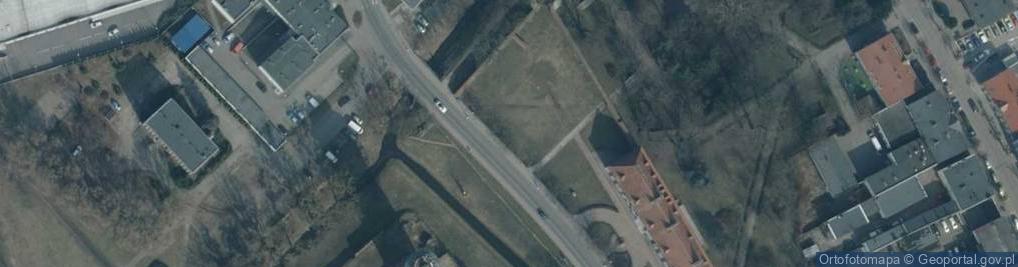 Zdjęcie satelitarne Ruiny Zamku w Brodnicy