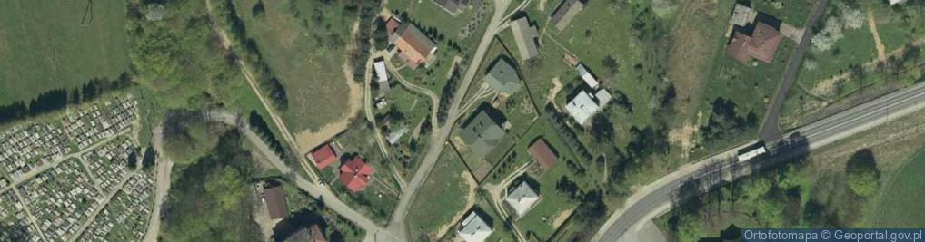 Zdjęcie satelitarne Ruiny Zamku w Szymbarku
