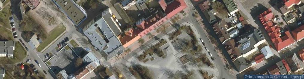 Zdjęcie satelitarne Rynek w Białej Podlaskiej