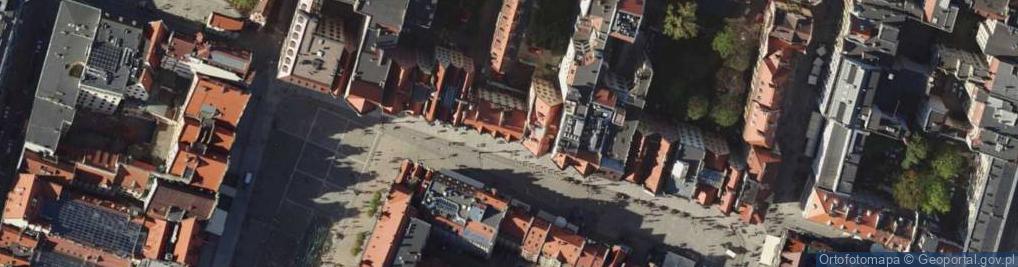 Zdjęcie satelitarne Rynek we Wrocławiu