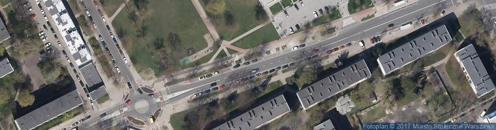 Zdjęcie satelitarne Ulica Anielewicza