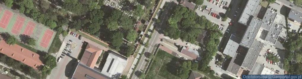 Zdjęcie satelitarne Ulica Rakowicka