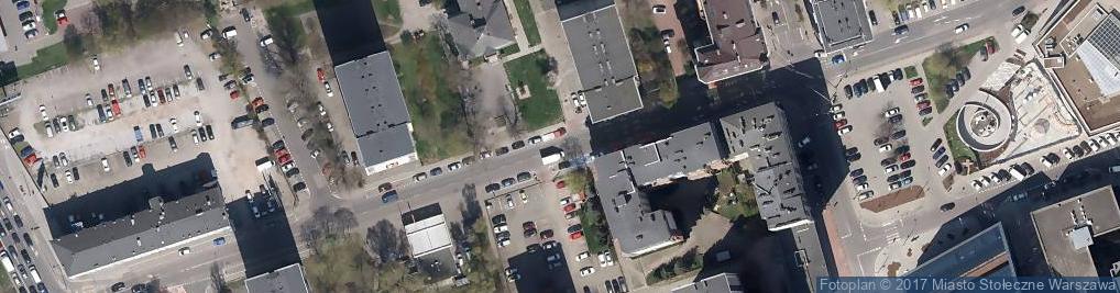 Zdjęcie satelitarne Ulica Srebrna