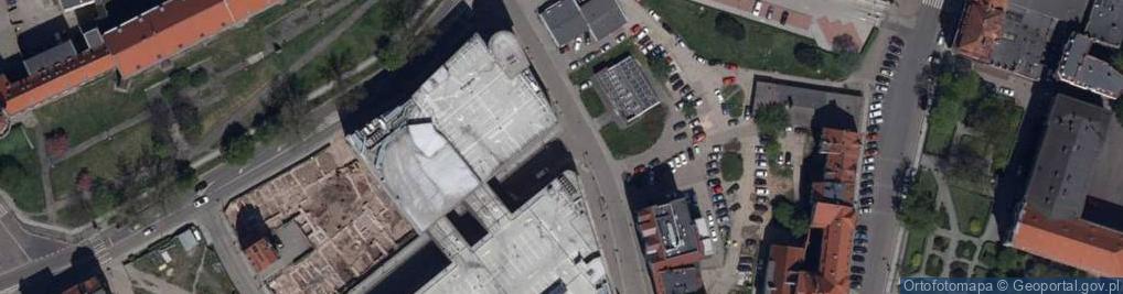 Zdjęcie satelitarne Zamek Piastowski w Legnicy