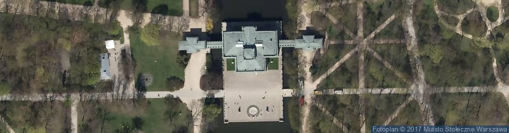 Zdjęcie satelitarne Zegar słoneczny